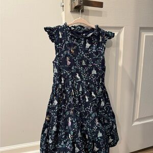 Janie and Jack Navy Dress with Frozen Theme